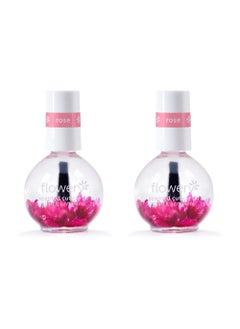 Flowery Flowery Rose Scented Cuticle Oil 05 oz  2 Pack 
