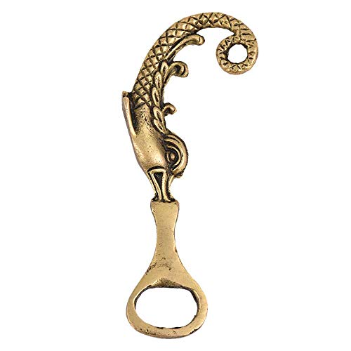 Indian-Shelf Heavy Duty Beer Bottle Opener | Fish Bottle Openers | Brass Gold Beer Bottle Opener | Bar Décor Items | Bar Accessory | Cocktail Making Set - Image 3