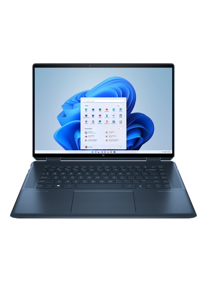 HP (Upgraded Version) Spectre x360 Convertible 2-In-1 Laptop 16-f0035nr With 16-Inch Touch Display, Core i7-11390H Processer/16GB RAM/512GB SSD/Intel Iris XE Graphics/Windows 11 Home English Blue English Blue - Image 1
