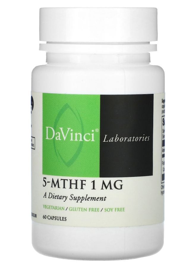 DaVinci Laboratories 5-MTHF  1 mg 60 Capsules - Image 1