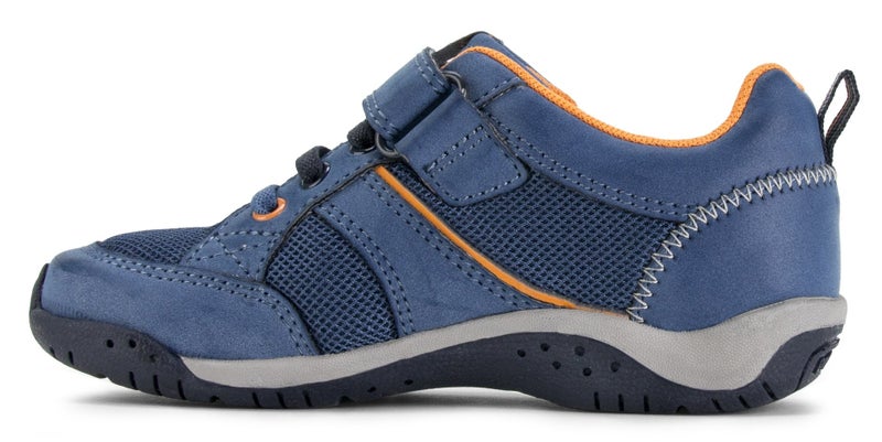 Pediped Baby Boys Flex Justice Sneaker, Navy, 13-13.5 Infant - Image 3