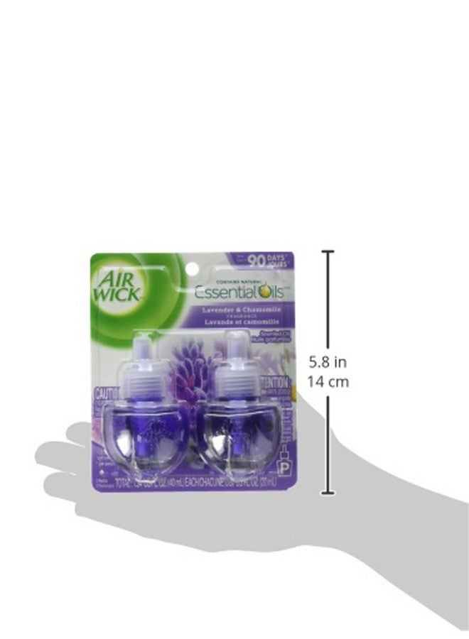 Air Wick Plug in Scented Oil Refill, 2ct, Lavender & Chamomile, Essential Oils, Air Freshener - Image 3