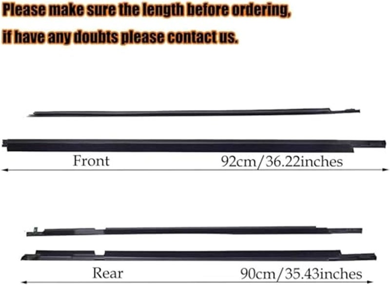 Vuzmode Car Window Door Seals for Toyota Land Cruiser Prado - Image 5