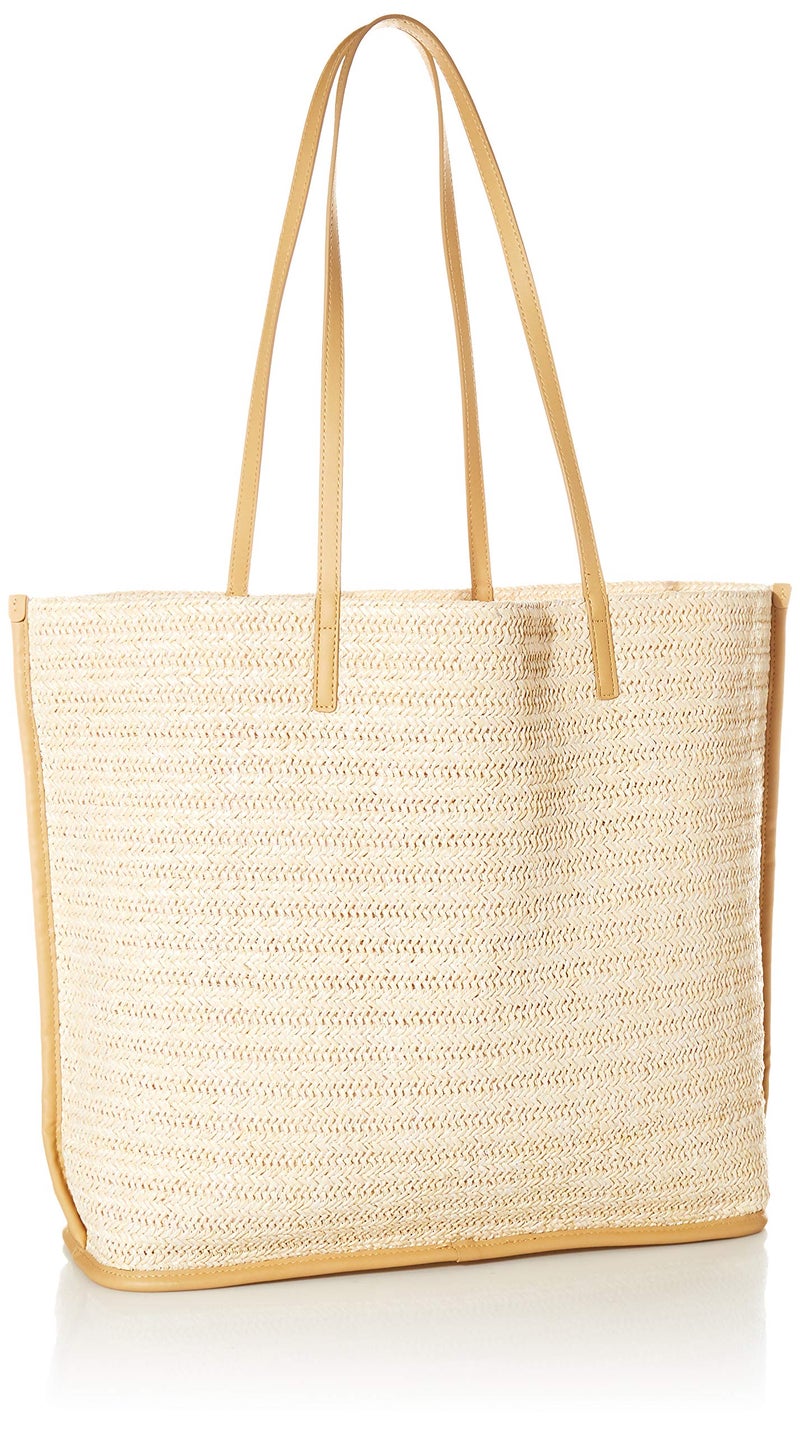 Vera Bradley Women's Straw Tote Bag, Light Natural Straw, One Size - Image 2