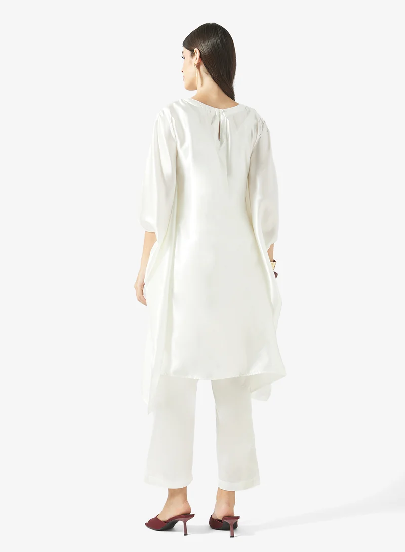 Fyor Draped Cape Co-Ord Set