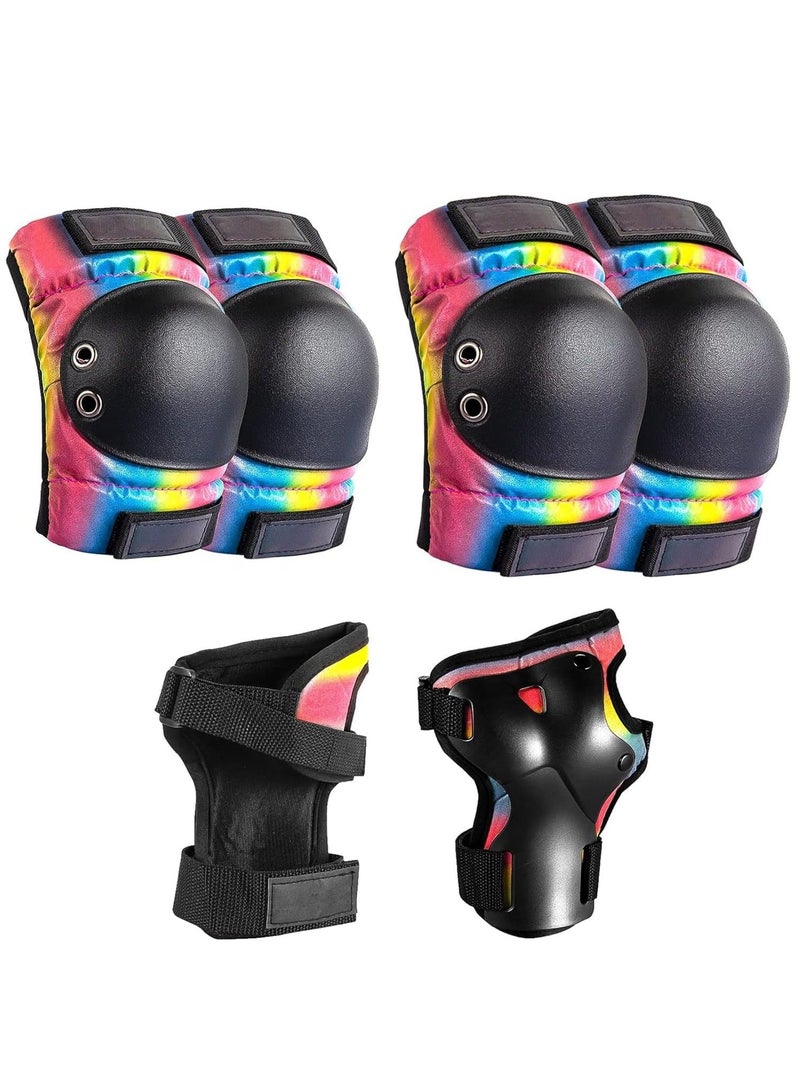 Y&D Knee Pad Elbow Pads Wrist Set, Sports Protective Gear Set Teens Adult Protection Equipment for Bicycle Skateboard Balance Bike Skiing Extreme Size: M - Image 1
