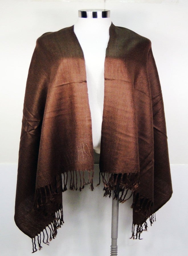 تاب كولكشنز وشاح شال فاخر من الباشمينا - برونزي - Image 2