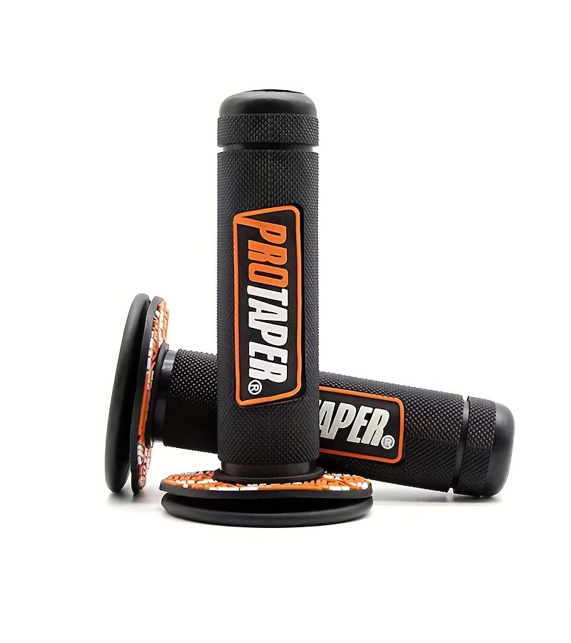 2Pcs Motorcycle Handlebar Cover Grip Set Black Red for Off Road Most Motorbikes - Image 5