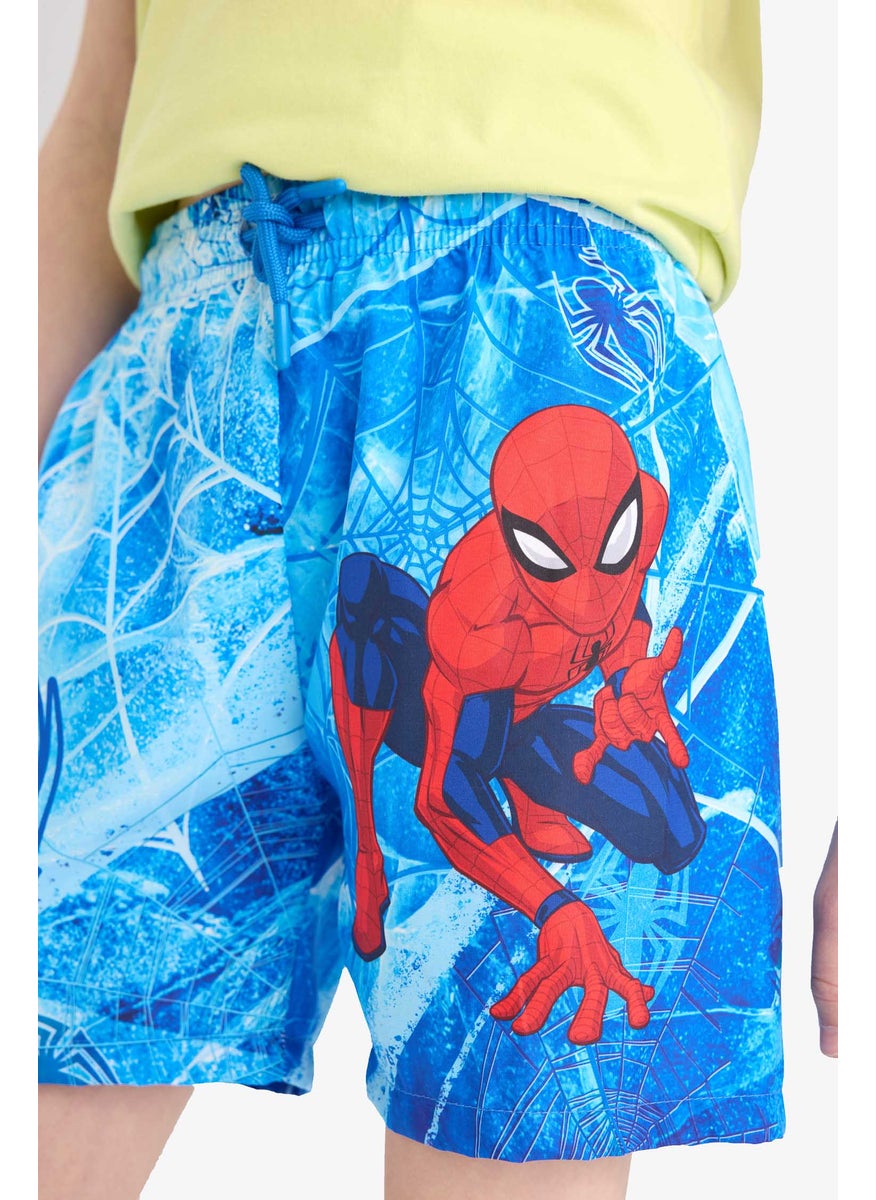 DeFacto Boy Regular Fit Spiderman Licensed Swim Shorts  - Image 4
