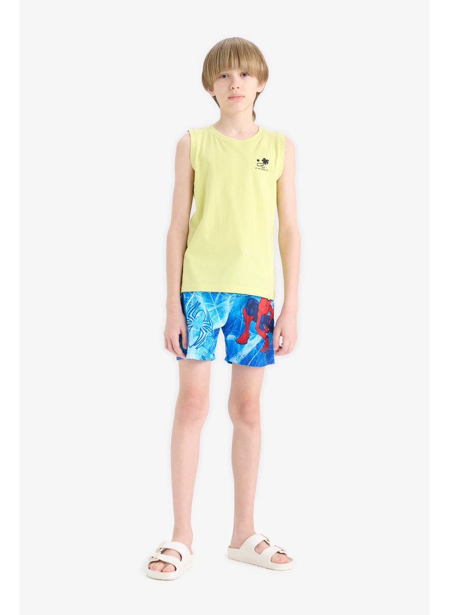 DeFacto Boy Regular Fit Spiderman Licensed Swim Shorts  - Image 3