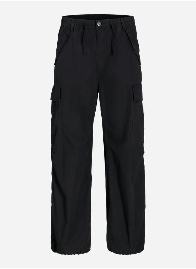 JACK & JONES Wide Leg Parachute Cargo Pants