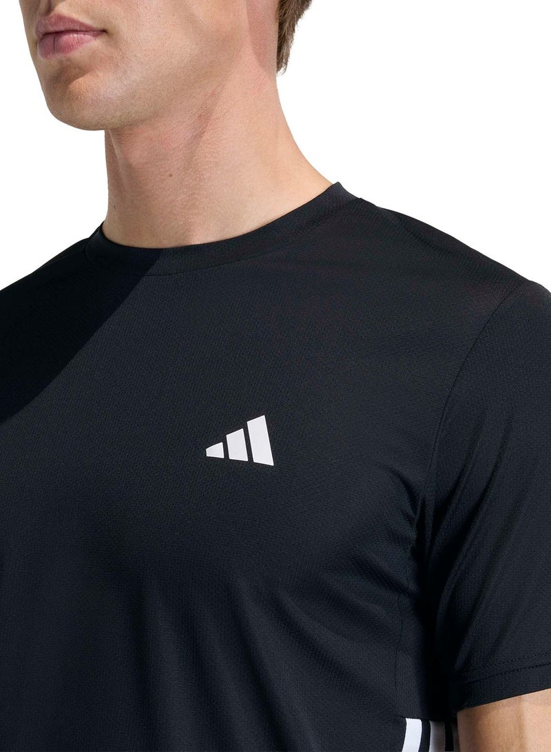 Adidas Workout Essentials Base 3-Stripes T-Shirt - Image 3
