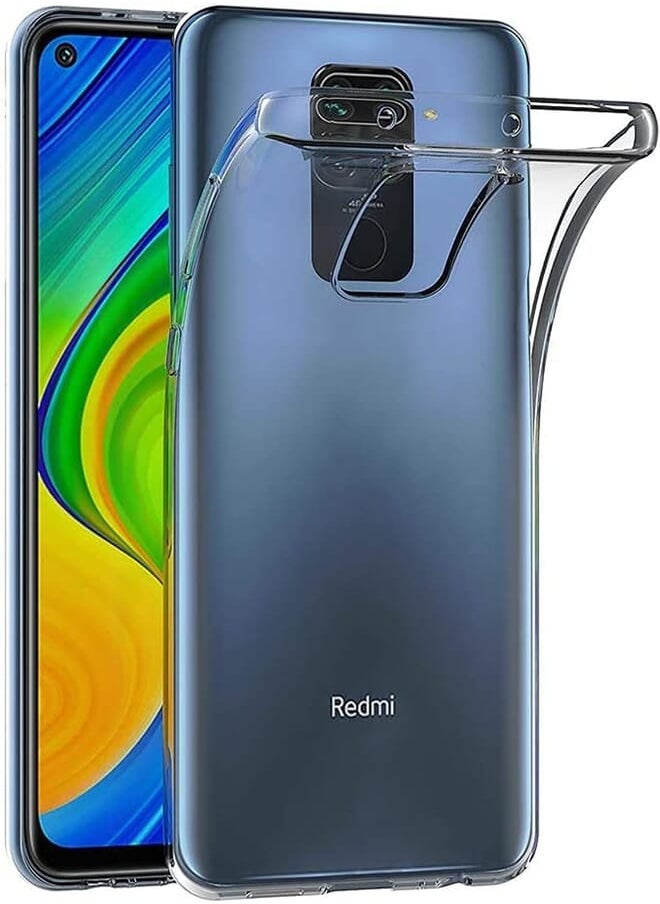 MaiJin - Case for Xiaomi Mi Redmi Note 9 / Redmi 10X 4G (6.53 inch) MaiJin Soft TPU Rubber Gel Bumper Transparent Back Cover - Image 1