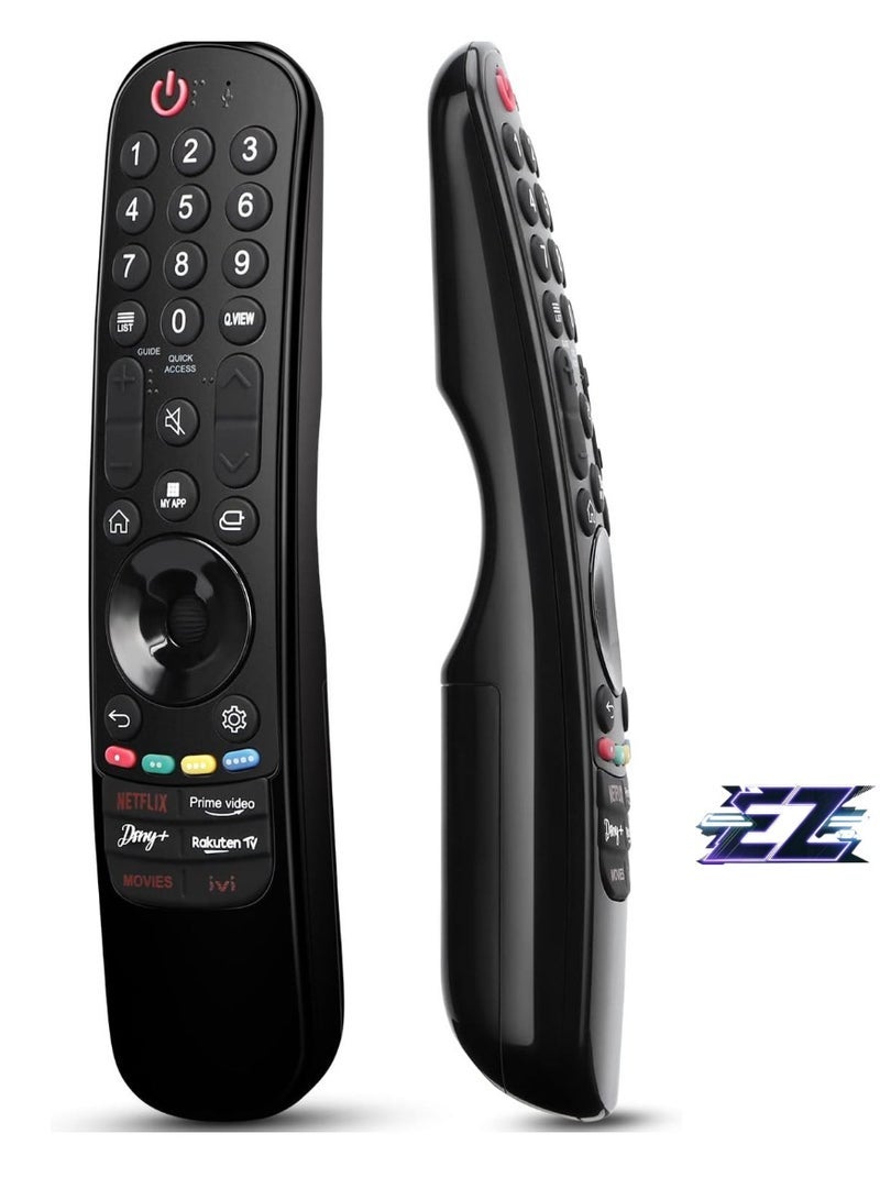PopZa Universal Remote Control Replacement for LG LED, OLED, LCD, 4K UHD Smart TVs – Includes Netflix, Prime Video, Disney Plus, and LG Channel Buttons (No Voice Search) - Image 2