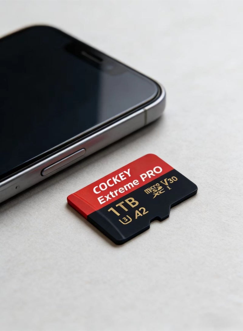 كوكي بطاقة microSD UHS I بسعة 1 تيرابايت من Extreme Pro للفيديو بدقة 4K على الهواتف الذكية، الكاميرات الحركية والطائرات بدون طيار، قراءة 180 ميجابايت/ثانية، كتابة 120 ميجابايت/ثانية - Image 2