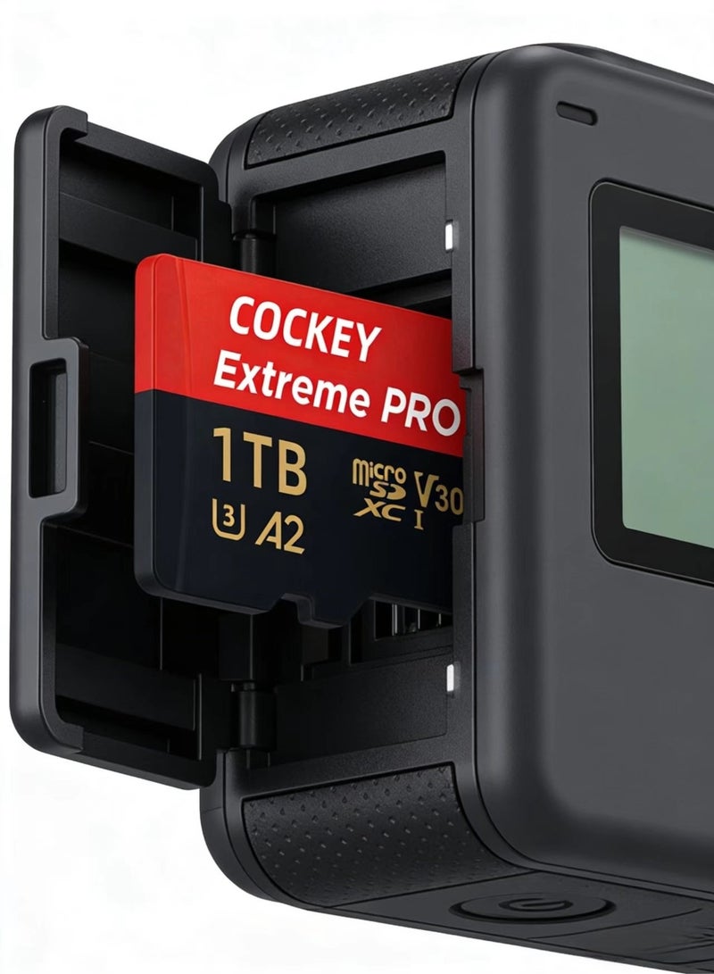 كوكي بطاقة microSD UHS I بسعة 1 تيرابايت من Extreme Pro للفيديو بدقة 4K على الهواتف الذكية، الكاميرات الحركية والطائرات بدون طيار، قراءة 180 ميجابايت/ثانية، كتابة 120 ميجابايت/ثانية - Image 3