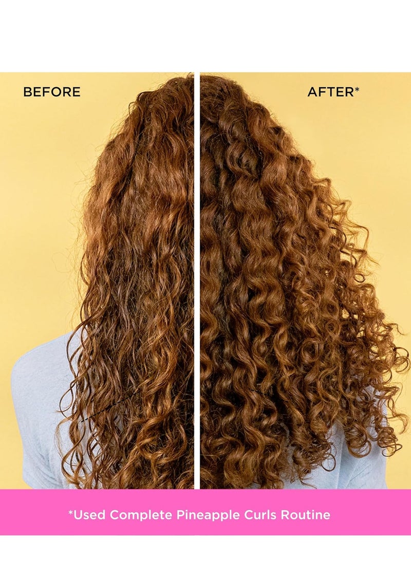 Pacifica Pacifica Beauty, Pineapple Curls Defining Natural Conditioner, For Curly, Coily and Textured Hair Types, Pineapple Scent, Sulfate Free and Silicone Free, 100% Vegan and Cruelty Free  - Image 2