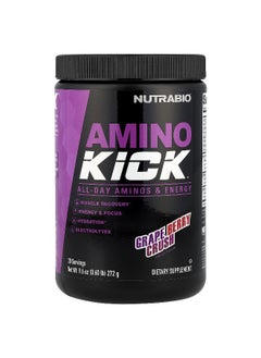 NutraBio NutraBio, Amino Kick™, Grape Berry Crush, 9.6 oz (272 g)  - Image 1