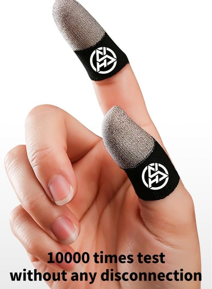 أيرلدوم غطاء ذراع تحكم الألعاب Earldom E08 للهواتف المحمولة ووحدة تحكم الألعاب بأربعة أصابع - PUBG وFree Fire، استجابة سريعة، مضاد للانزلاق، تصميم عالي الجودة - Image 3