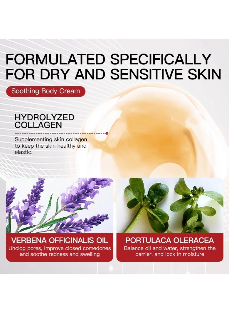 Kormesic العربية: كريم الجسم المهدئ ٢٠٠غ – ترطيب فائق وإصلاح حاجز البشرة - Image 3