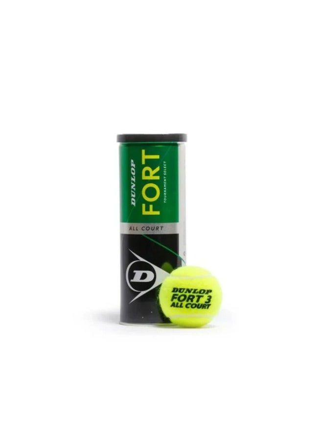 DUNLOP Fort All Court Tennis Ball  Size: NS   Color: Yellow 