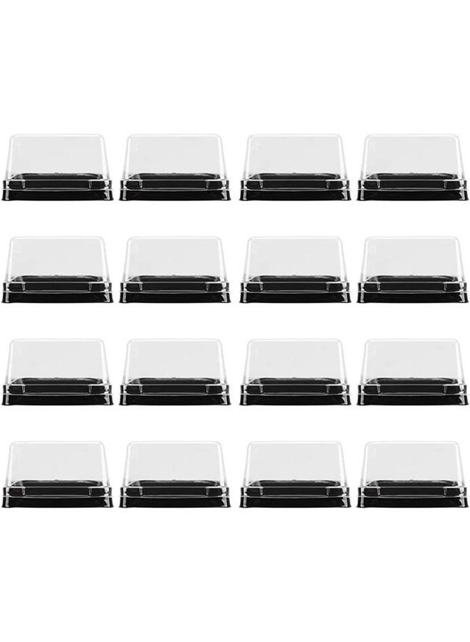 Bukela Transparent Cake Box, PVC Clear Box Bakery Container, Macaron Cupcake Candy Cookies Muffins Dome Box Mooncake Boxes for Baby Shower Wedding Birthday Party Supplies(100Pcs) - Image 1