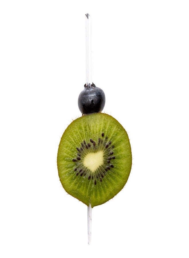 Restaurantware 4 Inch Prism Picks 1000 Disposable Cocktail Picks - Sharp Point Sturdy Clear Plastic Fruit Picks For Barbeques Parties Or Buffets Serve Appetizers or Desserts - Image 2