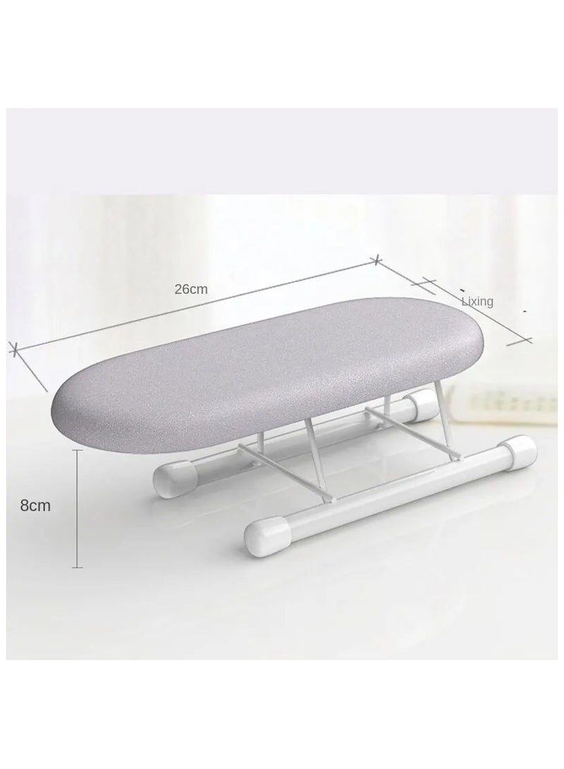 AROAQ Portable Mini Ironing Board with Sleeve Attachment and Heat-Resistant Pad for Clothes and Shirts - Image 1