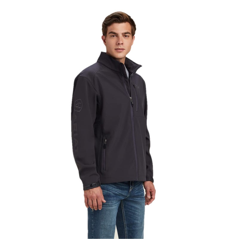 ARIAT Mens Logo 20 Softshell Jacket Phantom Size Medium