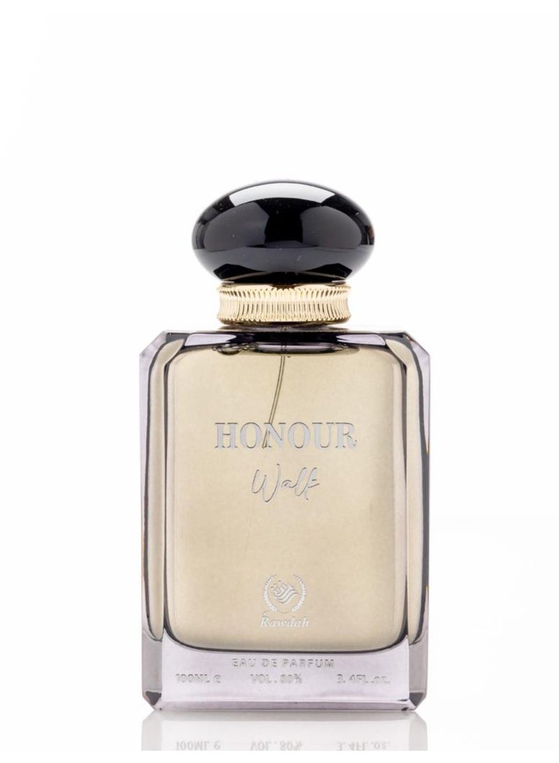 AL RAWDAH عطر هونوور ووك من الروضة – رائحة الليمون، المنعشة والنعناع للرجال (100 مل) - Image 2