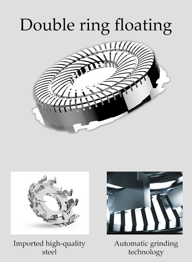 DUNISO Electric Hair Remover，Facial Hair Removal for Women，Portable Electric Shaver，Battery Version，Easy to Carry，Easy to Clean，for Lip, Chin, Eyebrow,Black - Image 5