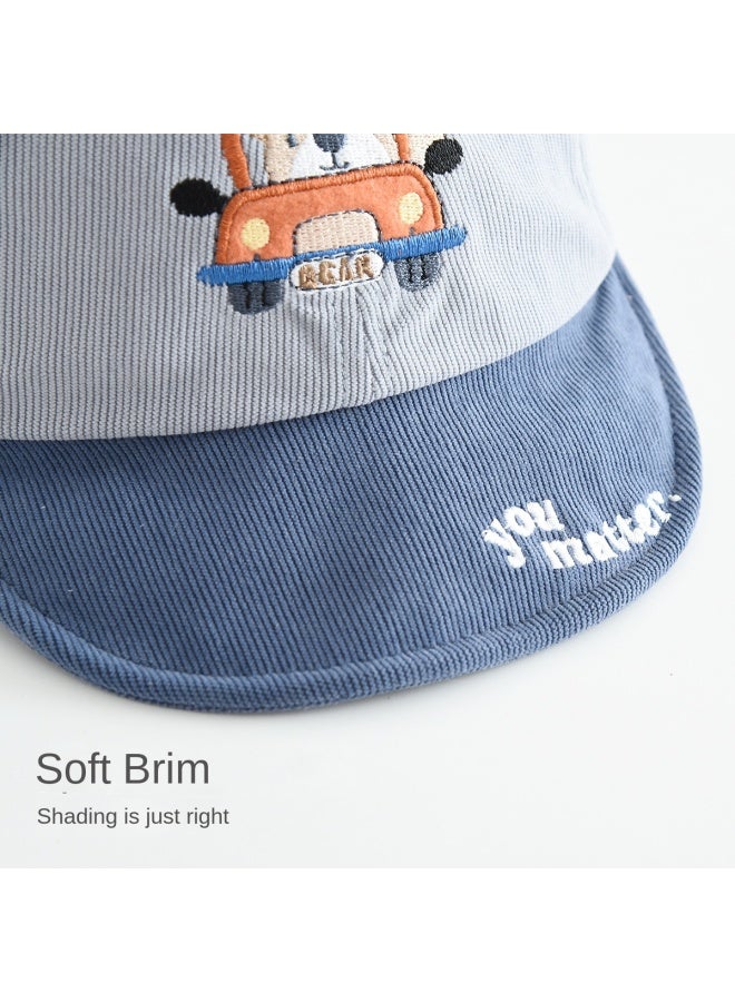 Bumblebee Soft Brim Baseball Cap】kids Baseball Hat For Boys & Girls, Thickened Outdoor Sun Hat With 3d Cartoon Design - Image 4