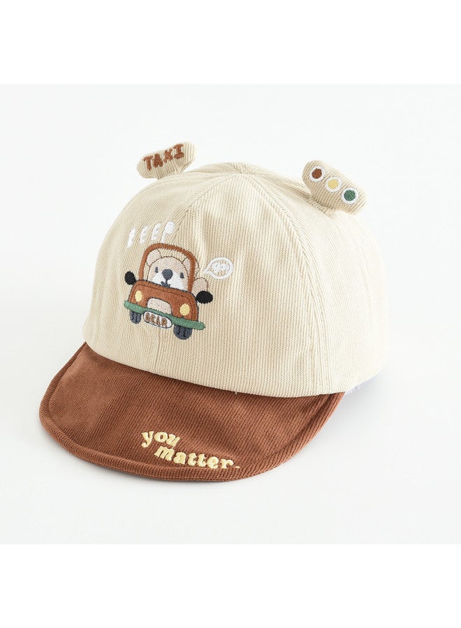 Bumblebee Soft Brim Baseball Cap】kids Baseball Hat For Boys & Girls, Thickened Outdoor Sun Hat With 3d Cartoon Design - Image 2