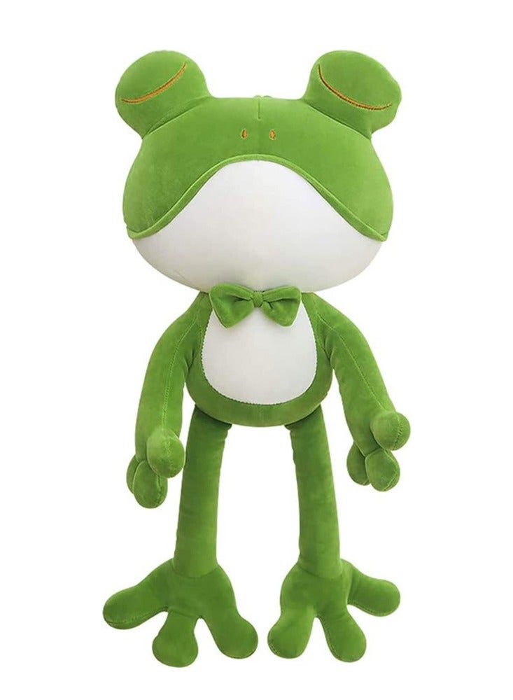 SYOSI Frog Plush Toy, 38cm Soft Green Stuffed Animal, Fluffy Hugging Cushion, Plushie Pillow Doll, Perfect for Kids and Adults, Ideal Gift for Birthdays and Holidays (Green) - Image 1