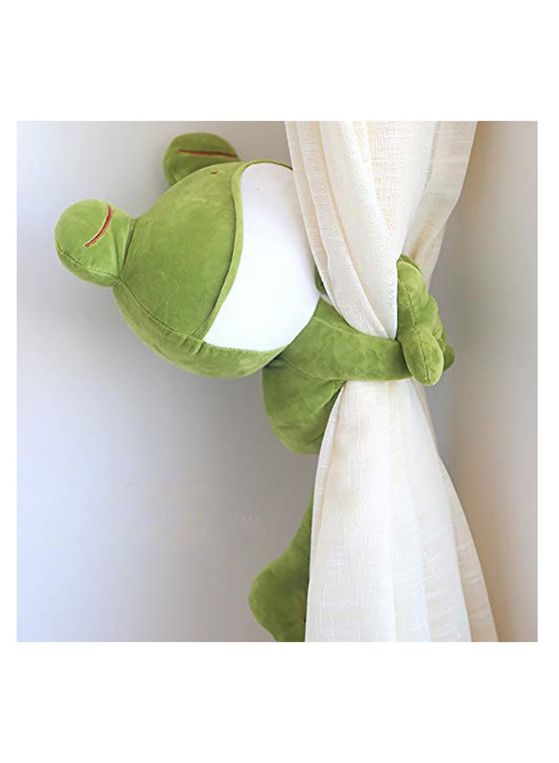 SYOSI Frog Plush Toy, 38cm Soft Green Stuffed Animal, Fluffy Hugging Cushion, Plushie Pillow Doll, Perfect for Kids and Adults, Ideal Gift for Birthdays and Holidays (Green) - Image 4