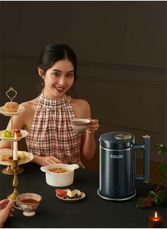 Kawu KAWU Electric Kettle 1.5L, 1355W Hot Water Boiler Water Heater Coffee Tea Kettle Tea Pot, Auto Shut-Off, Heat Preservation, Boil-Dry Proof, Double-layer Anti-scalding, Exquisite Appearance  - Image 2