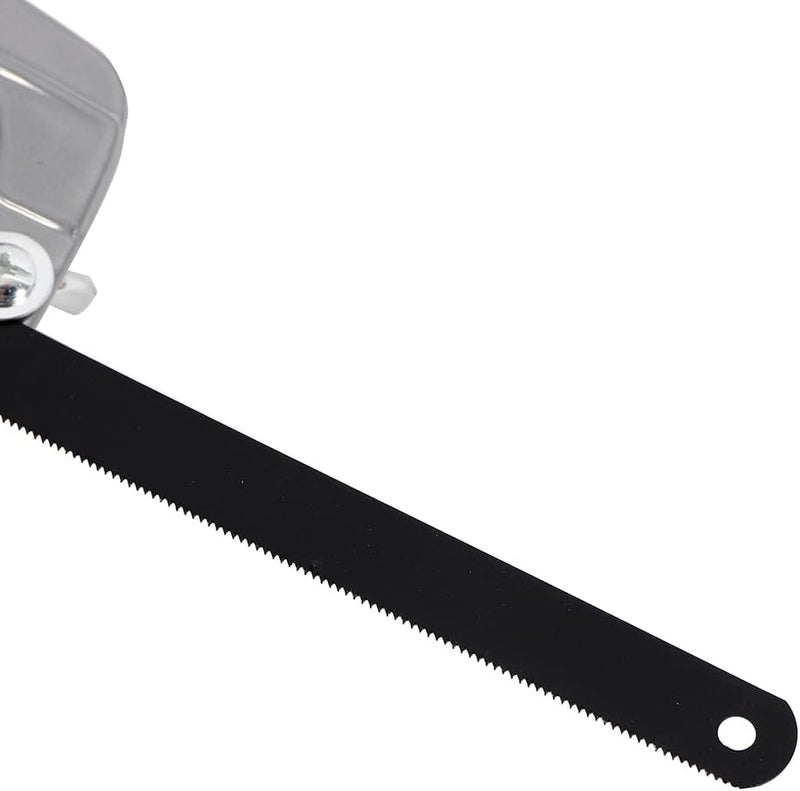 Mini Hacksaw - 12inch - Compact Hand Saw for Metal, PVC, and Wood with High-Tension Frame, Ergonomic Grip, and Replaceable Blade - Ideal for DIY, Home Repairs, Plumbing, and Workshop Use - Image 4