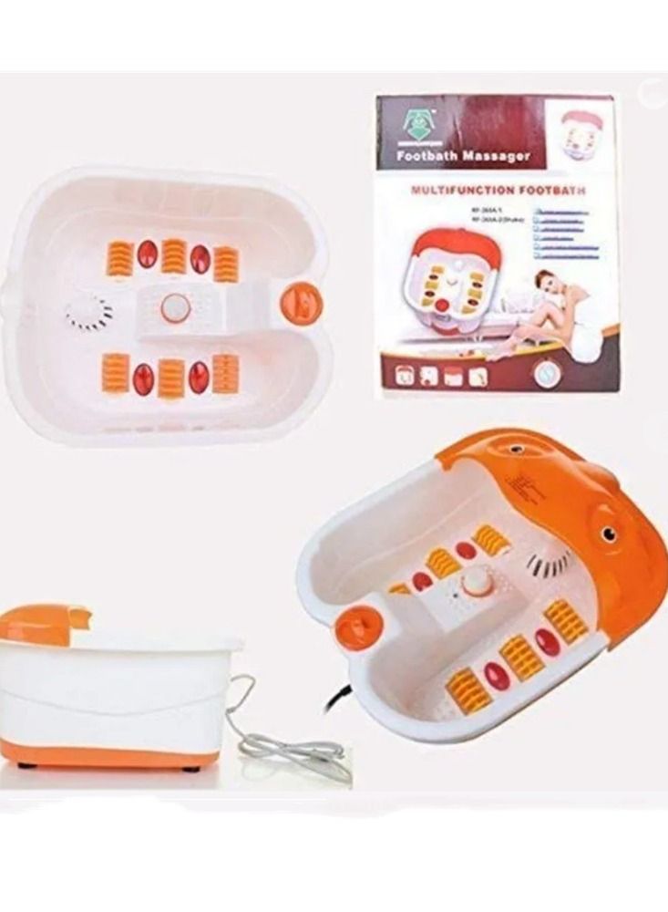 Foot Spa Bath Massager Motorized Soaking Basin Relieve Feet Muscle Pain