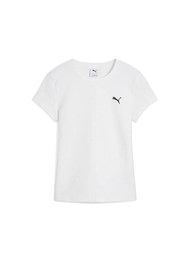 WARDROBE Essentials Ribbed Slim Tee Women