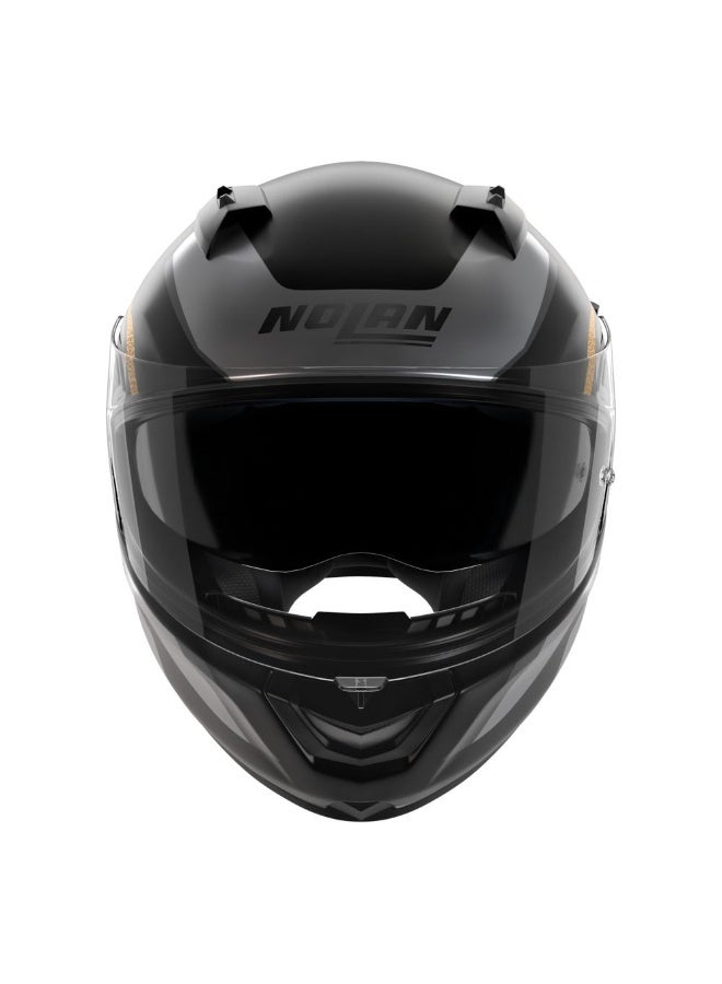 Nolan N60-6 SPORT LESMO BLACK/GRAY/ANTHRACITE/GOLD METAL Helmet - Image 1