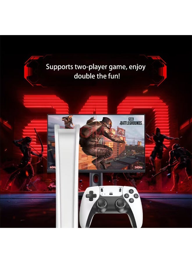 وحدة تحكم ألعاب لاسلكية بدقة 4K | نظام ألعاب فيديو تلفزيوني كلاسيكي مع لوحتي ألعاب لاسلكيتين | أكثر من 20 محاكيًا وأكثر من 20,000 لعبة مدمجة | وحدة تحكم ألعاب عالية الدقة ومنفذ HDMI للتوصيل والتشغيل للترفيه المنزلي على التلفزيون - Image 2