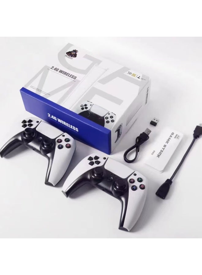 وحدة تحكم ألعاب لاسلكية بدقة 4K | نظام ألعاب فيديو تلفزيوني كلاسيكي مع لوحتي ألعاب لاسلكيتين | أكثر من 20 محاكيًا وأكثر من 20,000 لعبة مدمجة | وحدة تحكم ألعاب عالية الدقة ومنفذ HDMI للتوصيل والتشغيل للترفيه المنزلي على التلفزيون - Image 4