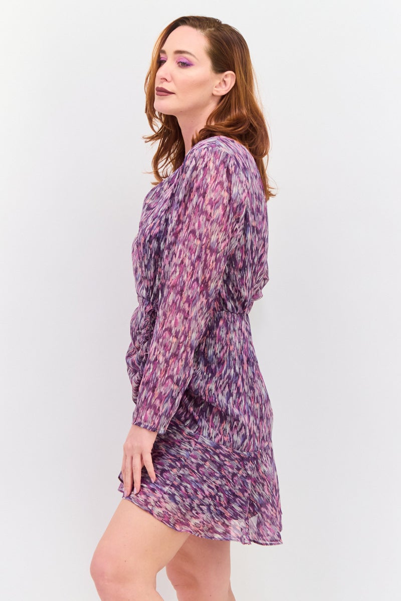 DEX Women Abstract Print Mini Dress, Multicolor - Image 2