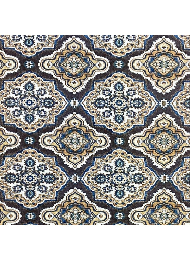 Status سجادة مكتب بتصميم زهور عتيق مطبوعة بتقنية 3D، لغرفة النوم، قاعة، في المنزل، سجادة أرضية مضادة للانزلاق (4 × 6 قدم) - Image 1