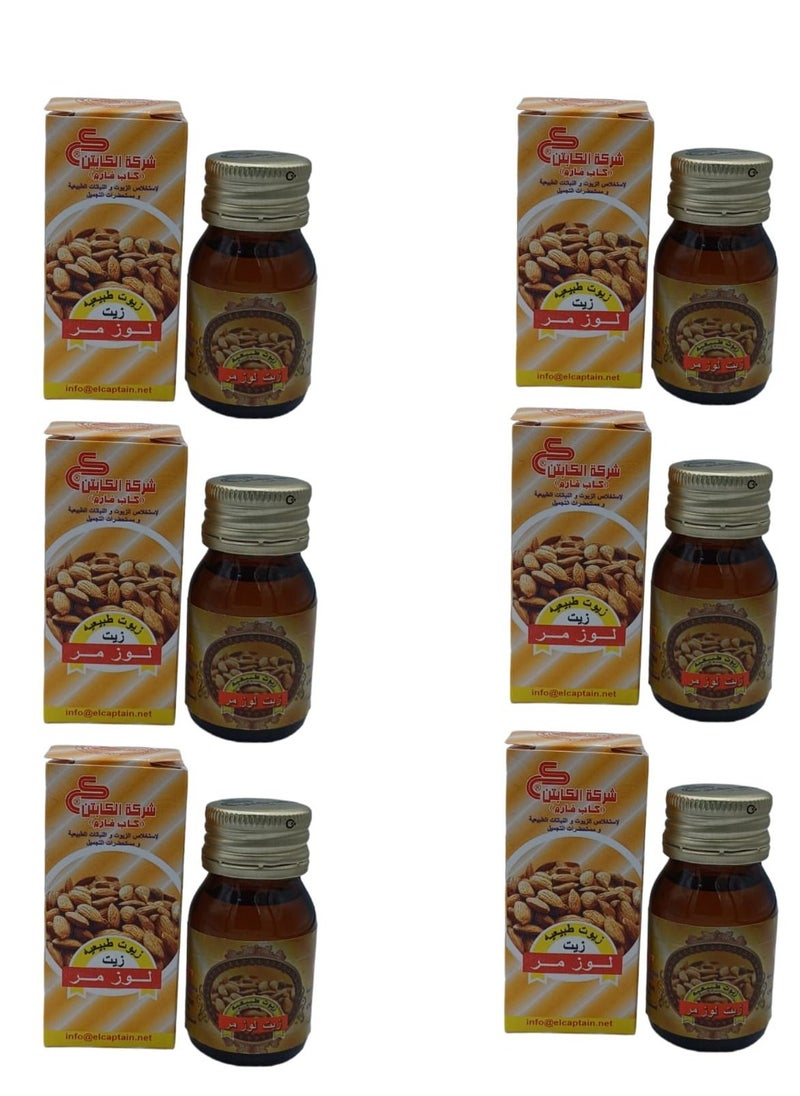 CAPTAIN Bitter Almond Oil 30 ml 6 Pieces  - Image 1