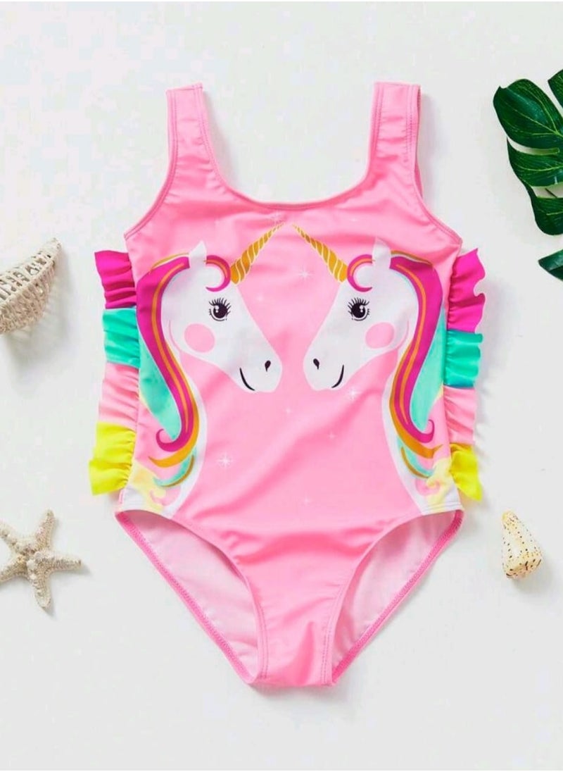 Toddler Girls Unicorn Print Ruffle Trim One Piece Swimsuit - pzsku/ZB823EC51724007F098A1Z/45/_/1717451760/ed87a717-ba0c-4de0-8a2d-498351790948