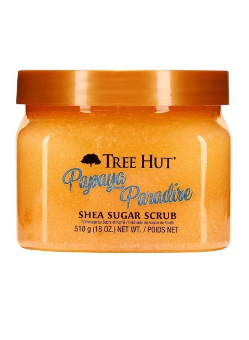 Tree Hut Papaya Paradise Shea Sugar Scrub 510g/18oz - Image 1