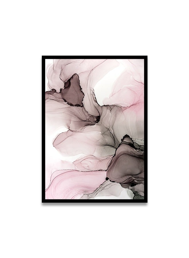 Marktna Canvas Wall Art For Wall Decoration Abstract Design With A Hollow Black Frame Size 120x80cm One Piece - Image 2