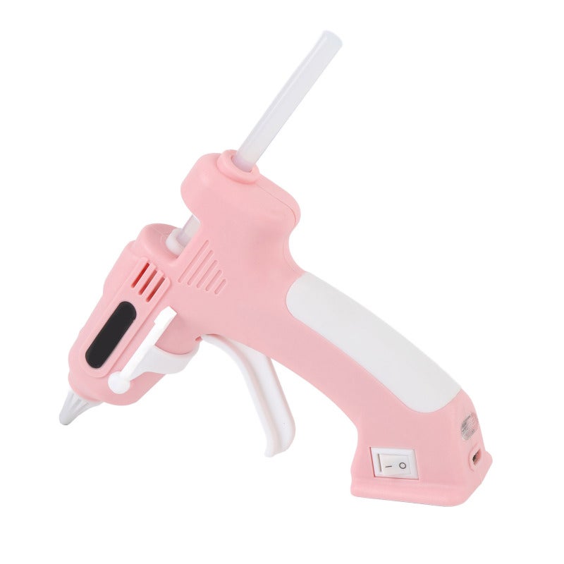 MQ Cordless Hot Glue Tool 7mm Rapid Heating Glue Gun - Backflow Prevention Design Electric Hot Melt Glue Kit with 10 Glue Sticks for Crafting Repairs - Image 2