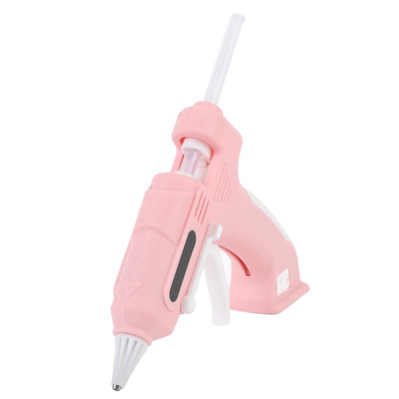MQ Cordless Hot Glue Tool 7mm Rapid Heating Glue Gun - Backflow Prevention Design Electric Hot Melt Glue Kit with 10 Glue Sticks for Crafting Repairs - Image 5